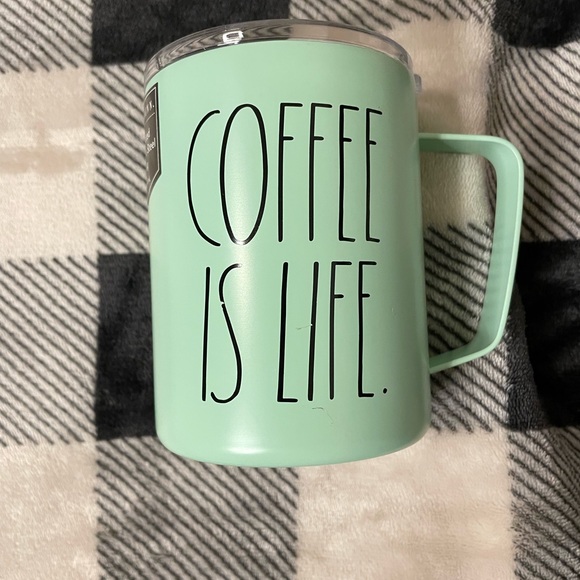 Rae Dunn Coffee is Life Tumbler Coffee Mug - Picture 1 of 3